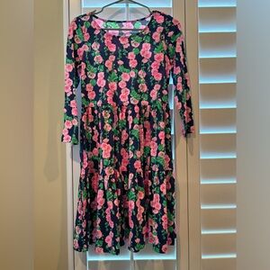 Lilly Pulitzer Geanna Dress Oyster Bay Navy Size XS